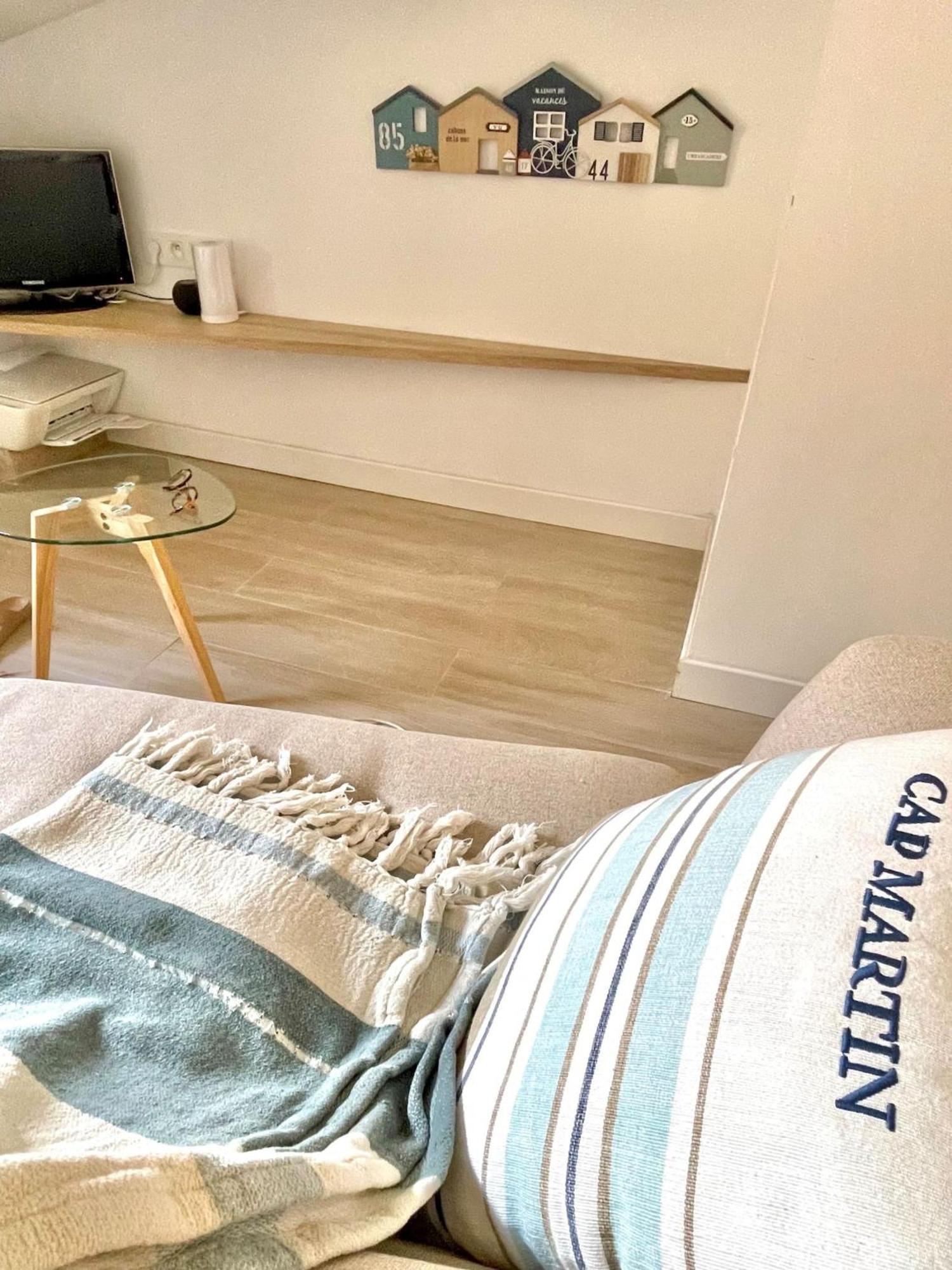 "Charmant Studio Moderne" Centre, Proche Plage Menton Exteriör bild